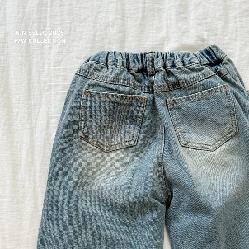 Ninibello - Korean Baby Fashion - #babylifestyle - More Denim Pants - 6