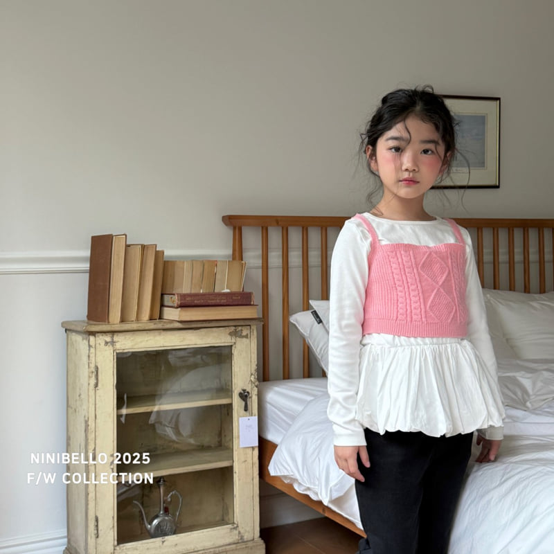 Ninibello - Korean Baby Fashion - #babylifestyle - Melon Knit Bustier - 11