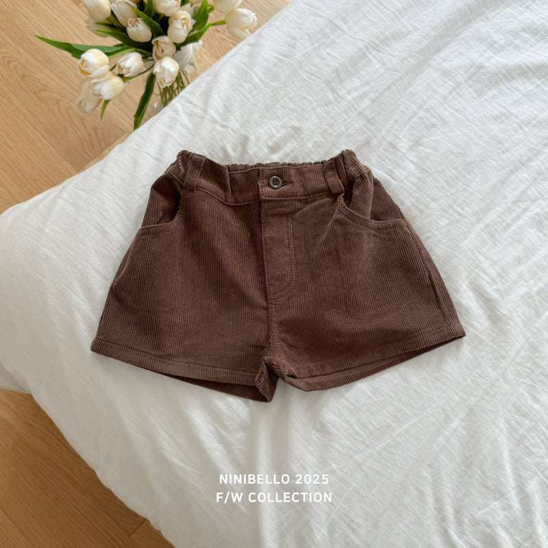 Ninibello - Korean Baby Fashion - #babylifestyle - Peekaboo Corduroy Pants - 7