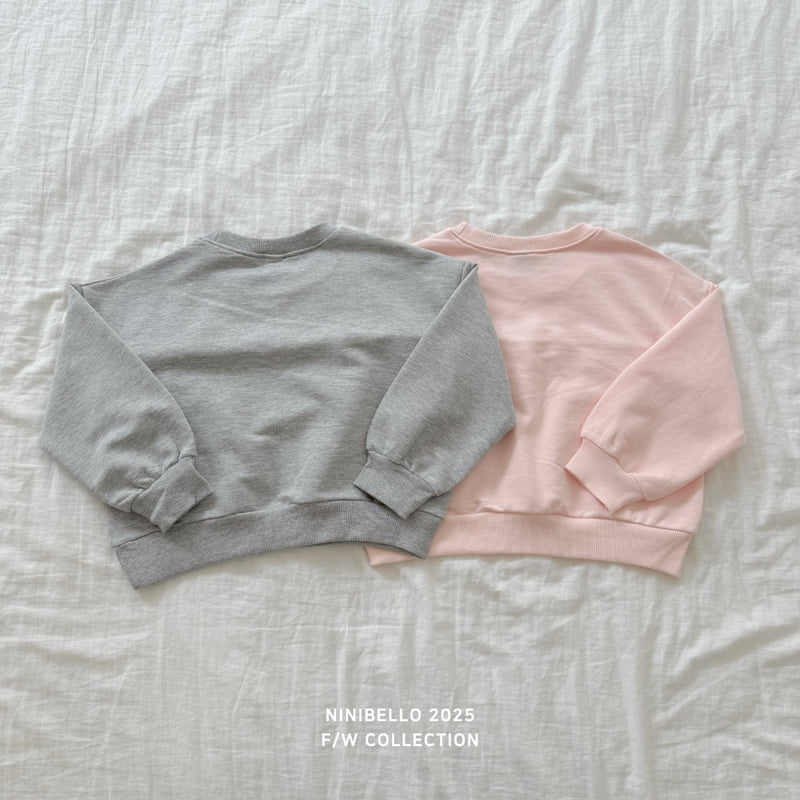 Ninibello - Korean Baby Fashion - #babyoninstagram - Frill-up Ribbon Sweatshirt - 6