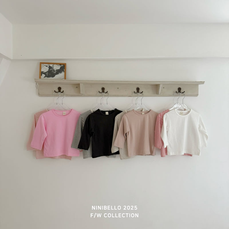 Ninibello - Korean Baby Fashion - #babyoninstagram - Autumn Basic Tee Set - 3