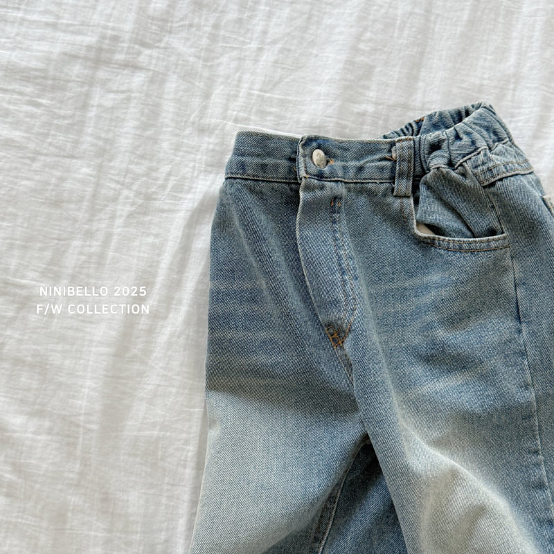 Ninibello - Korean Baby Fashion - #babyoninstagram - More Denim Pants - 7