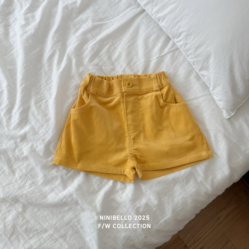 Ninibello - Korean Baby Fashion - #babyoninstagram - Peekaboo Corduroy Pants - 8