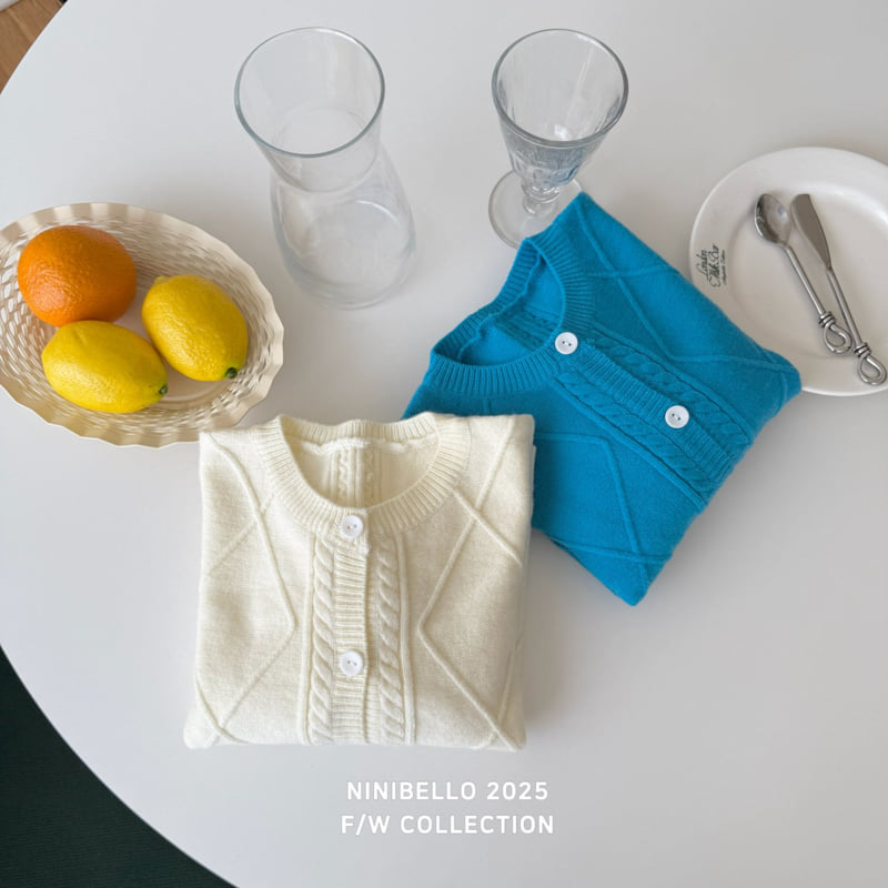 Ninibello - Korean Baby Fashion - #babyootd - Aub Knit Cardigan - 9