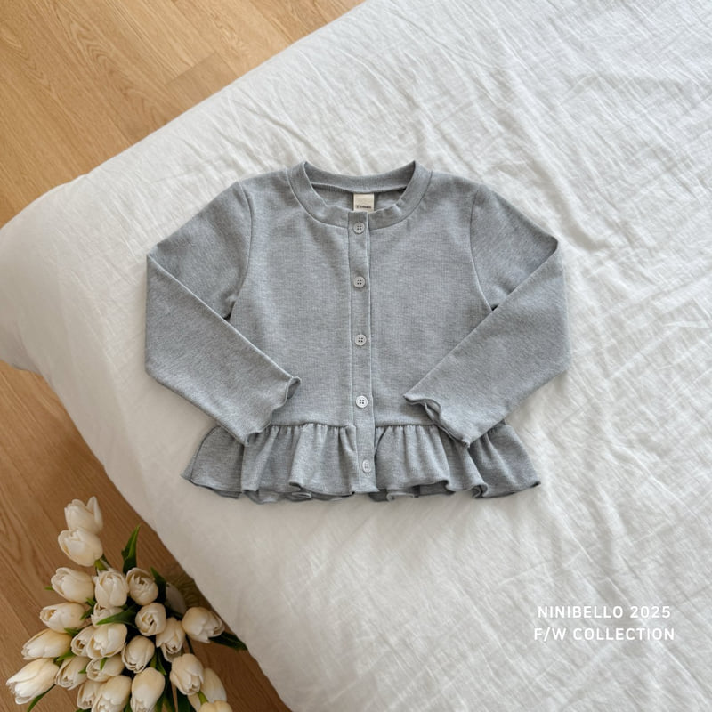 Ninibello - Korean Baby Fashion - #babyoninstagram - Momo Frill Cardigan - 4