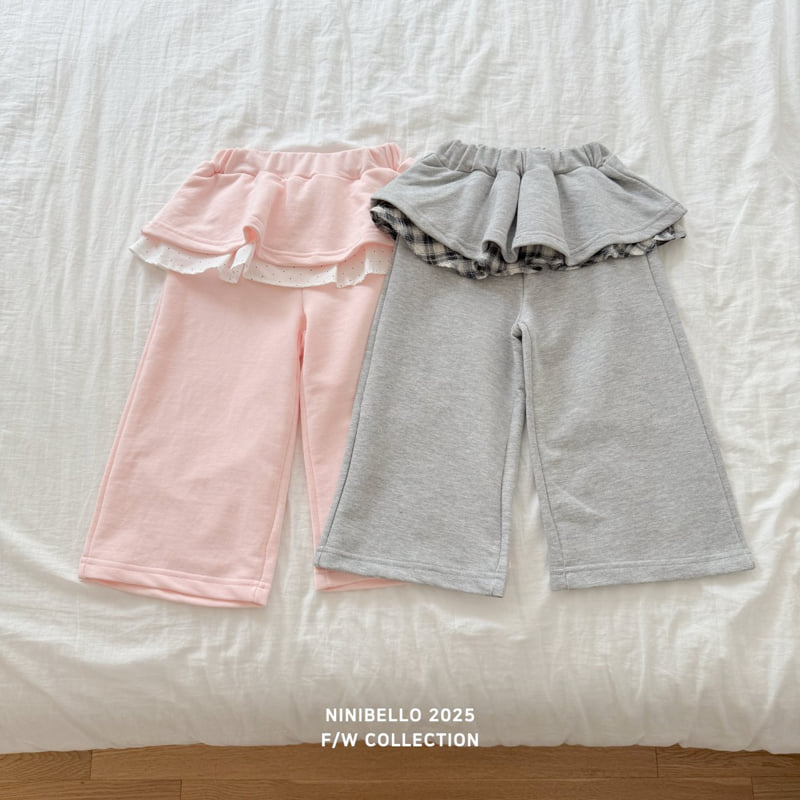 Ninibello - Korean Baby Fashion - #babyootd - Frill-up Tiered Pants