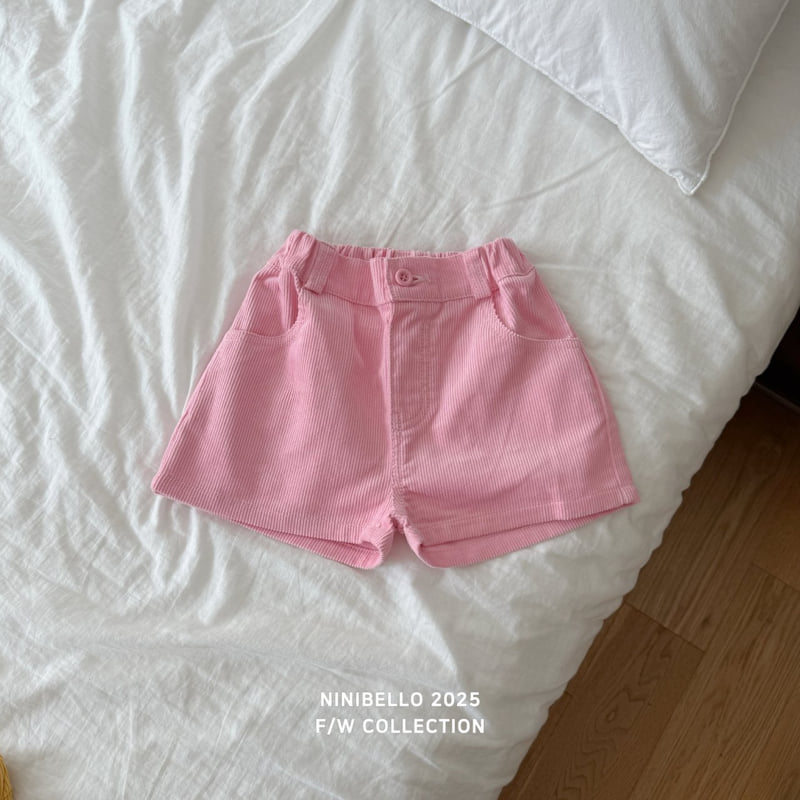 Ninibello - Korean Baby Fashion - #babyootd - Peekaboo Corduroy Pants - 9