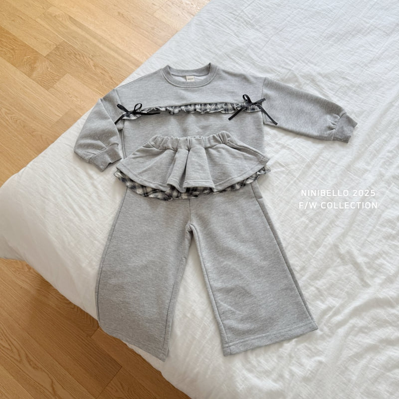 Ninibello - Korean Baby Fashion - #babyoutfit - Frill-up Ribbon Sweatshirt - 8