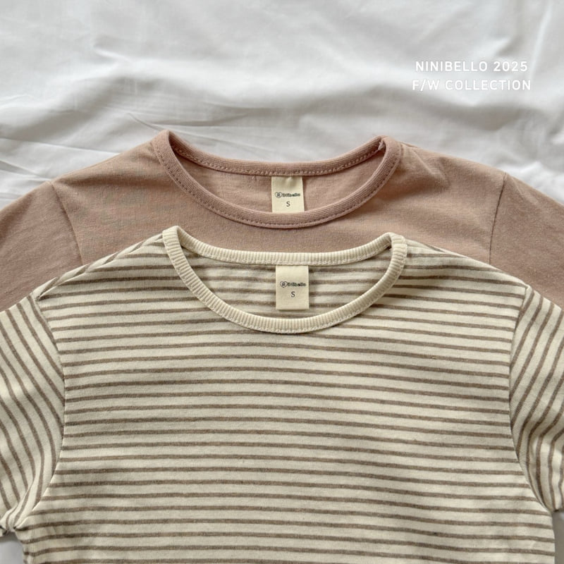 Ninibello - Korean Baby Fashion - #babyoutfit - Autumn Basic Tee Set - 6