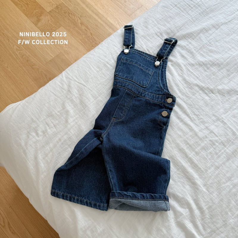 Ninibello - Korean Baby Fashion - #babyoutfit - Country Denim Overalls - 5