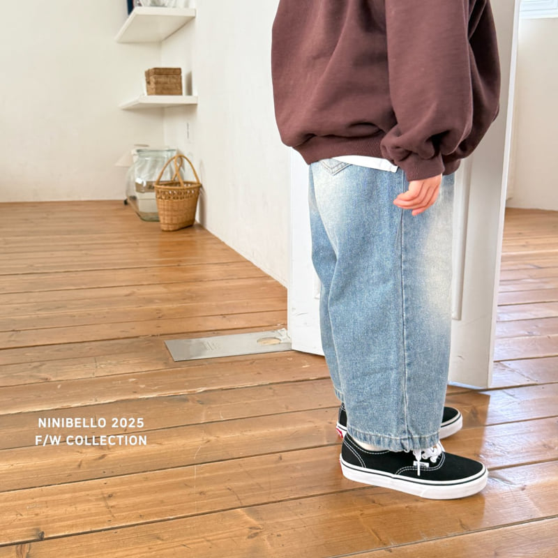 Ninibello - Korean Baby Fashion - #babyoutfit - More Denim Pants - 10