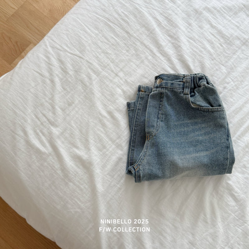 Ninibello - Korean Baby Fashion - #babyoutfit - More Denim Pants - 9