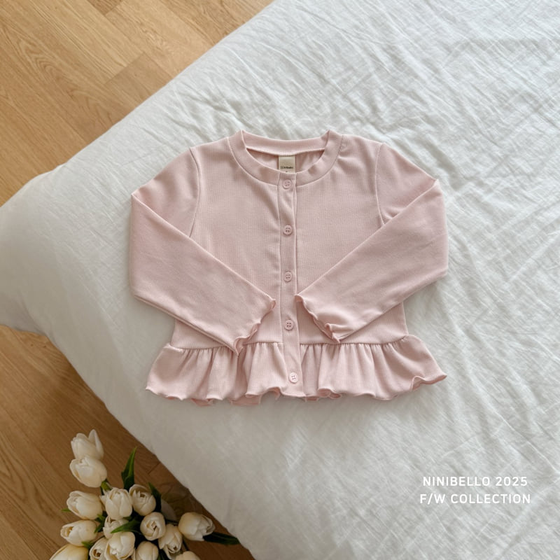 Ninibello - Korean Baby Fashion - #babyoutfit - Momo Frill Cardigan - 5