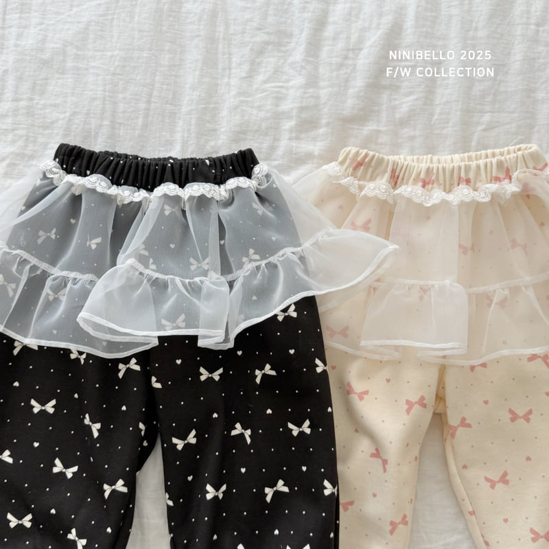 Ninibello - Korean Baby Fashion - #babyoutfit - Petit Chat Jogger Pants - 3