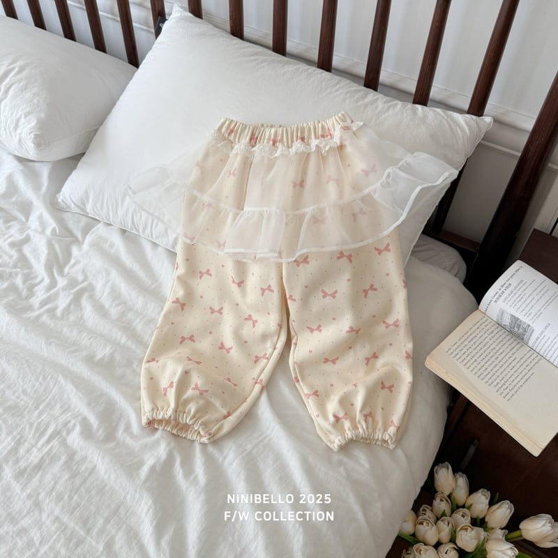 Ninibello - Korean Baby Fashion - #babyoutfit - Petit Chat Jogger Pants - 4