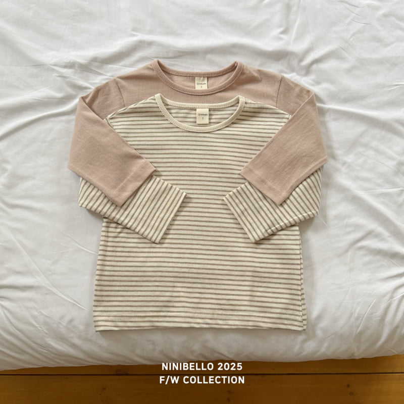 Ninibello - Korean Baby Fashion - #babywear - Autumn Basic Tee Set - 7
