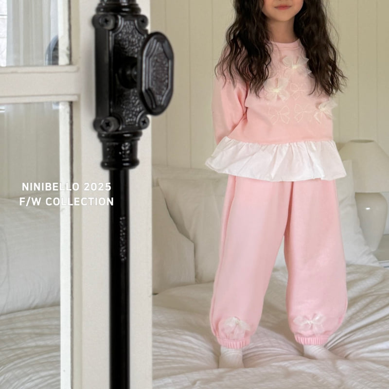 Ninibello - Korean Baby Fashion - #babywear - Lulu Ribbon Jogger Pants - 10