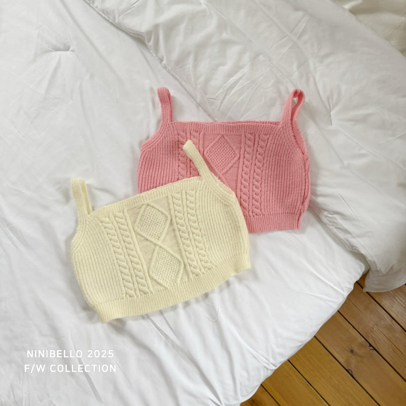 Ninibello - Korean Baby Fashion - #babywear - Melon Knit Bustier