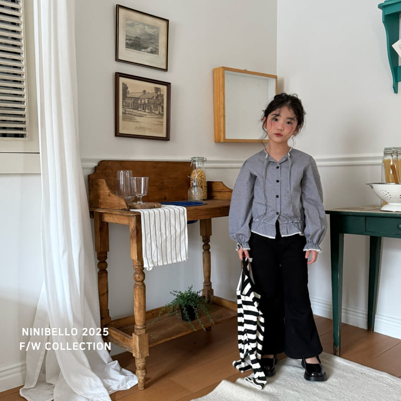 Ninibello - Korean Baby Fashion - #babywear - Ribbon Denim Bootcut Pants - 11