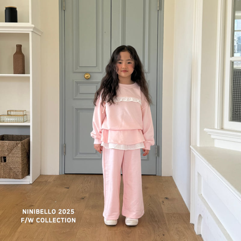 Ninibello - Korean Baby Fashion - #onlinebabyboutique - Frill-up Ribbon Sweatshirt - 11