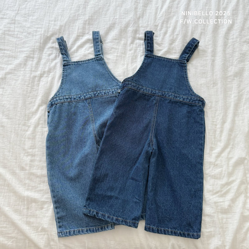 Ninibello - Korean Baby Fashion - #onlinebabyboutique - Country Denim Overalls - 7