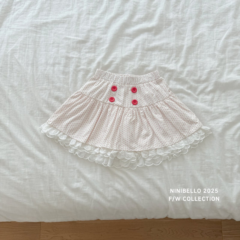Ninibello - Korean Baby Fashion - #onlinebabyboutique - Bella Dot Skirt - 6