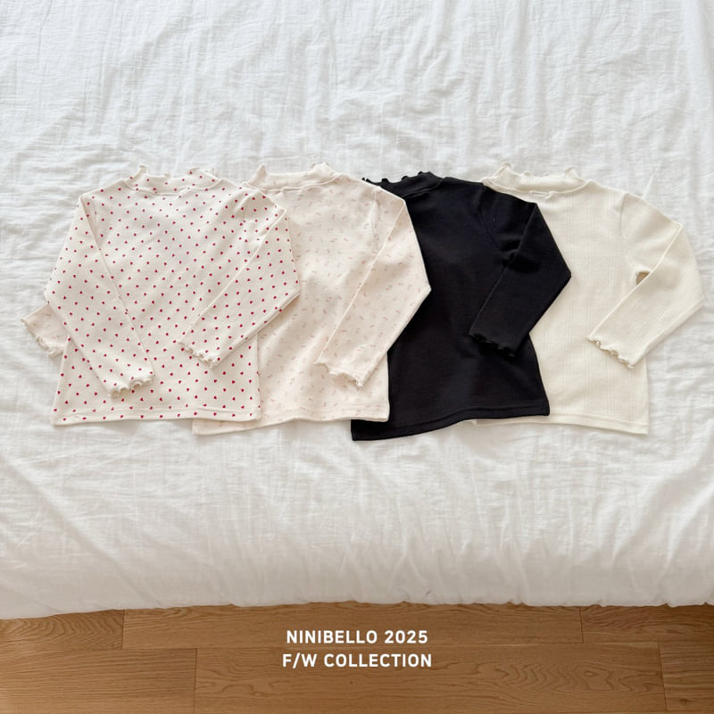 Ninibello - Korean Baby Fashion - #onlinebabyboutique - Chouchou Turtleneck Tee - 3