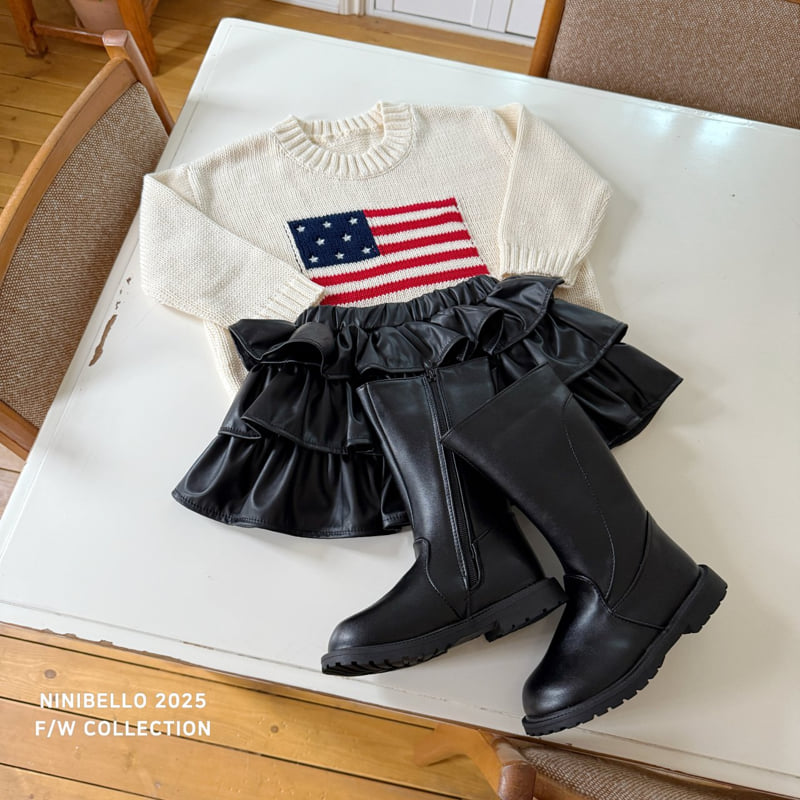 Ninibello - Korean Baby Fashion - #onlinebabyboutique - Autumn Tiered Skirt - 9
