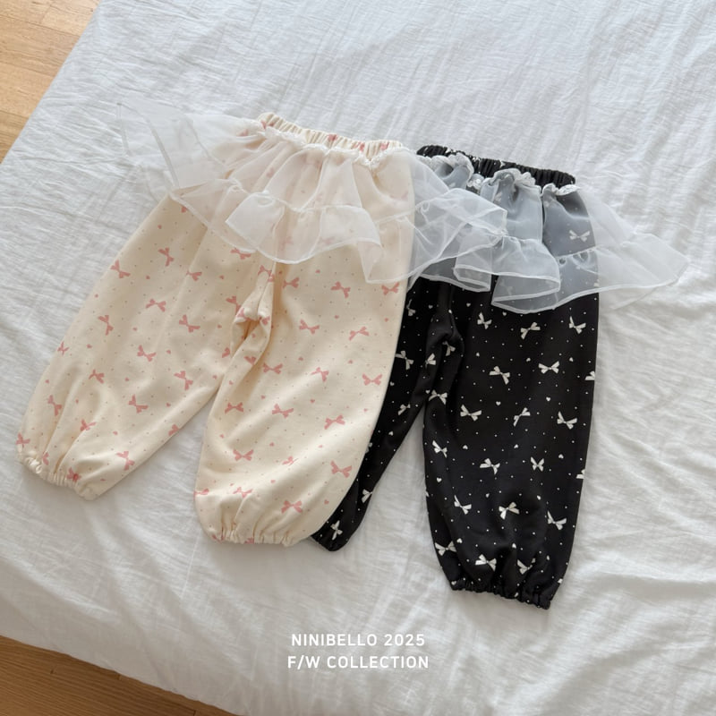 Ninibello - Korean Baby Fashion - #onlinebabyboutique - Petit Chat Jogger Pants - 6