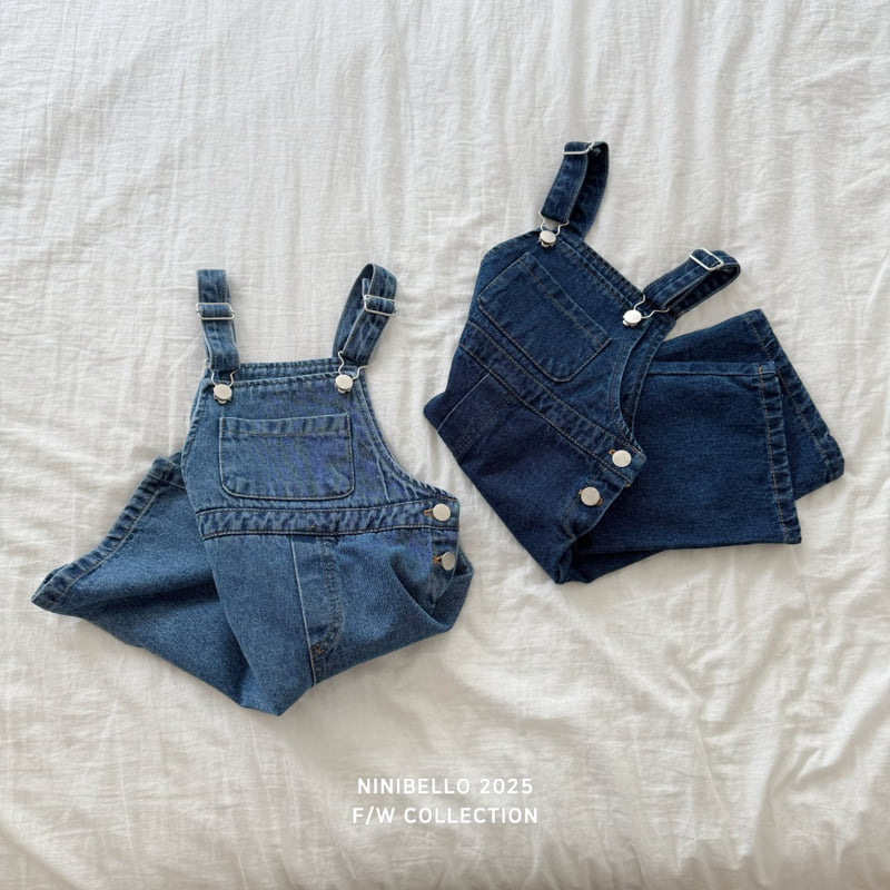 Ninibello - Korean Baby Fashion - #onlinebabyshop - Country Denim Overalls - 8
