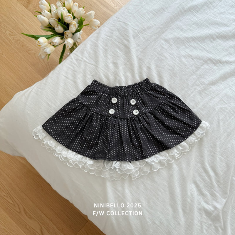 Ninibello - Korean Baby Fashion - #onlinebabyshop - Bella Dot Skirt - 7