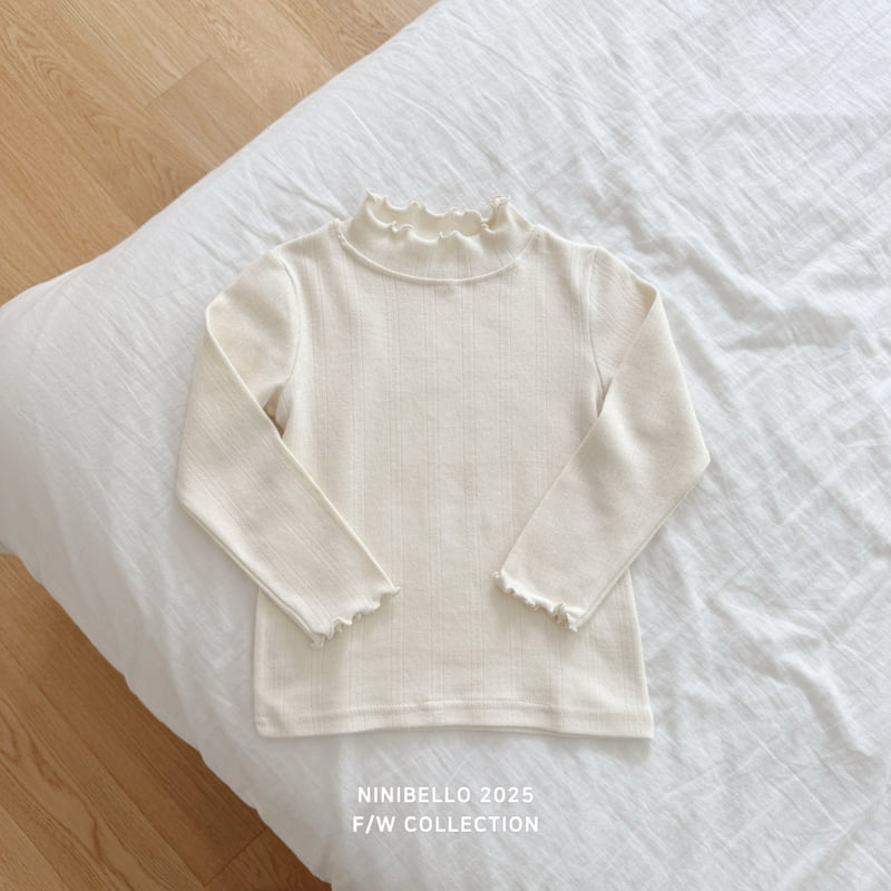 Ninibello - Korean Baby Fashion - #onlinebabyboutique - Chouchou Turtleneck Tee - 4
