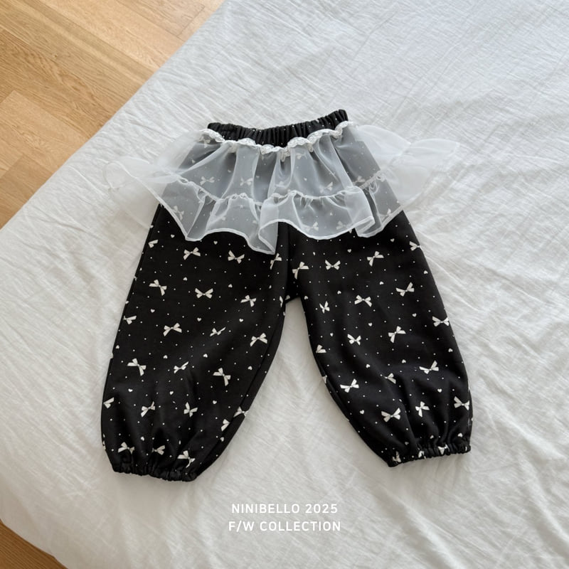 Ninibello - Korean Baby Fashion - #onlinebabyshop - Petit Chat Jogger Pants - 7