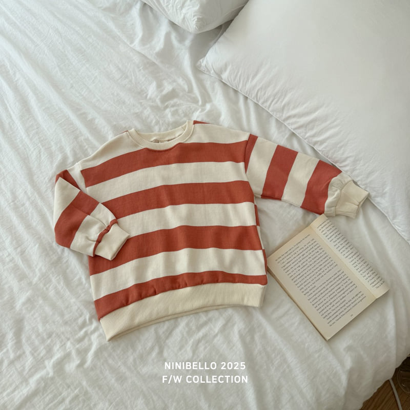 Ninibello - Korean Baby Fashion - #smilingbaby - Buddy Stripe Sweatshirt - 7