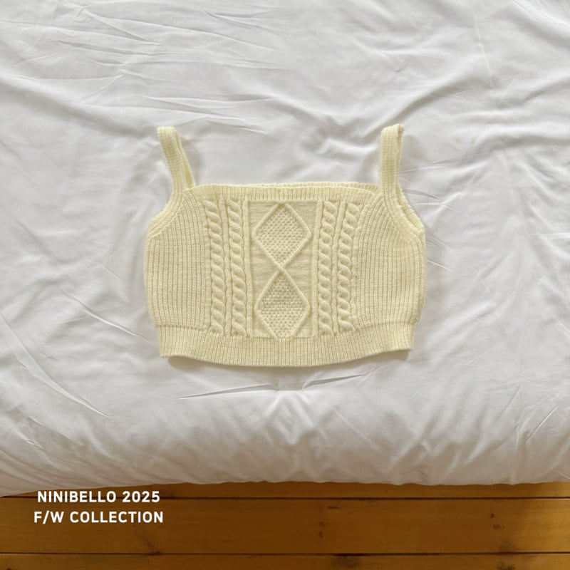 Ninibello - Korean Baby Fashion - #onlinebabyshop - Melon Knit Bustier - 4