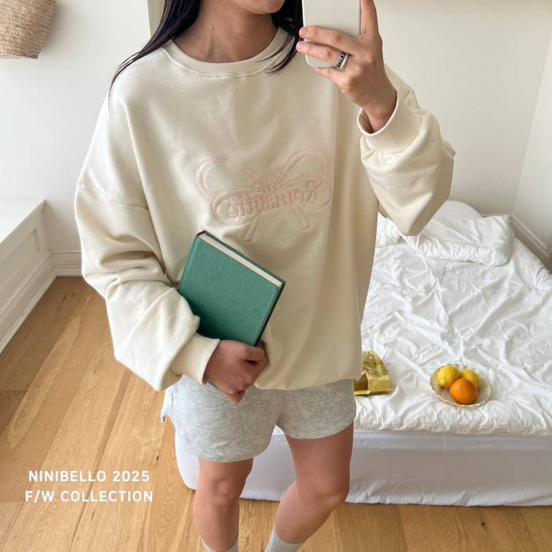 Ninibello - Korean Women Fashion - #momslook - Romantic Sweatshirt (Adult) - 10