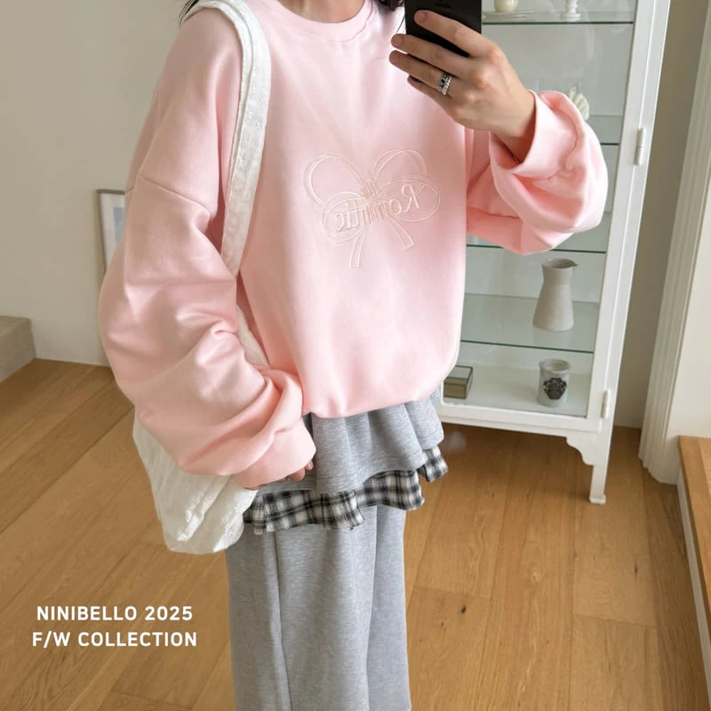 Ninibello - Korean Women Fashion - #momslook - Romantic Sweatshirt (Adult) - 12