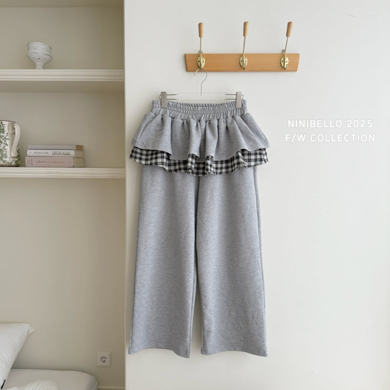 Ninibello - Korean Women Fashion - #vintageinspired - Frill-up Tiered Pants (Adult)