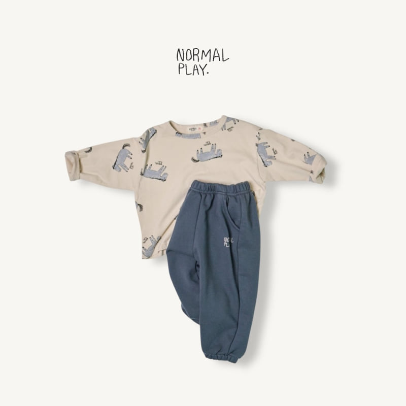 Normalplay - Korean Children Fashion - #Kfashion4kids - Solid Jogger Pants - 9