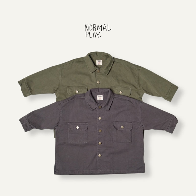 Normalplay - Korean Children Fashion - #kidzfashiontrend - Wide Field Jacket - 4