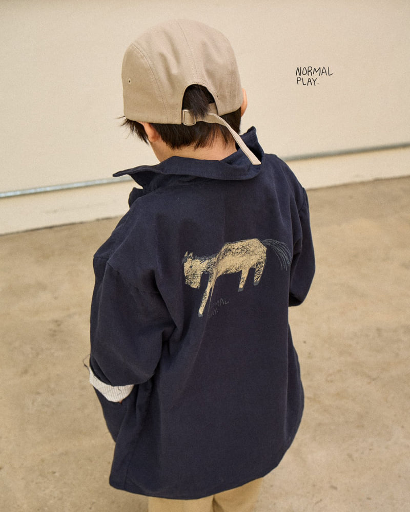 Normalplay - Korean Children Fashion - #Kfashion4kids - Cotton Collar Long Coat - 9