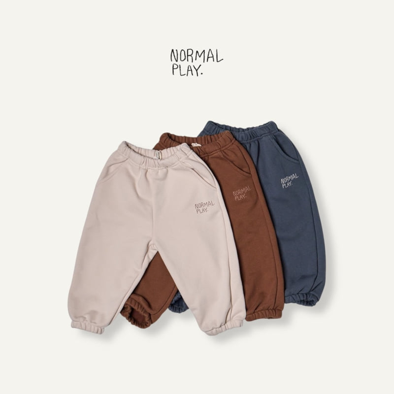 Normalplay - Korean Children Fashion - #childofig - Solid Jogger Pants