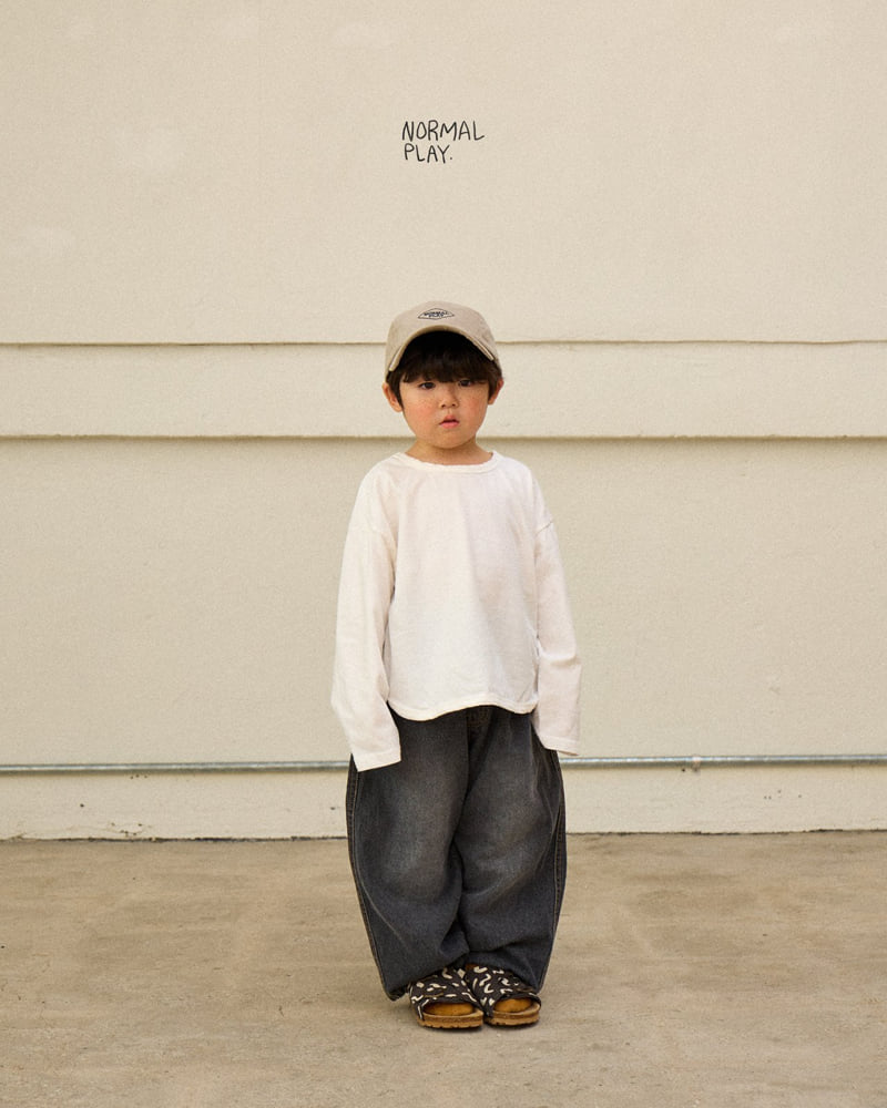 Normalplay - Korean Children Fashion - #childofig - Soft Peach Rappa Tee - 9