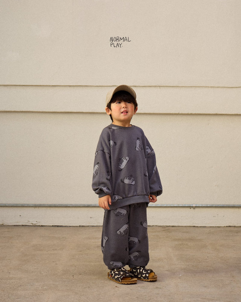 Normalplay - Korean Children Fashion - #childofig - Kind Donkey All-Print Jogger Pants - 9