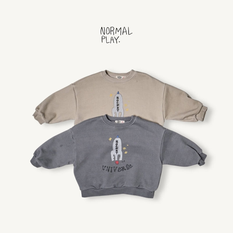 Normalplay - Korean Children Fashion - #prettylittlegirls - Rocket Pig Sweatshirt - 4