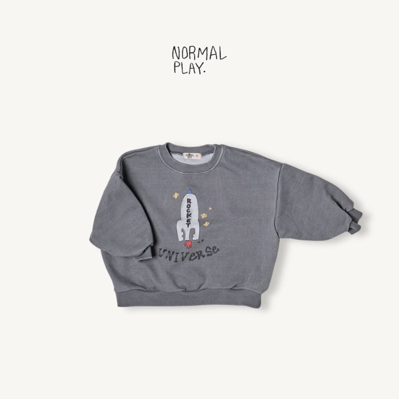 Normalplay - Korean Children Fashion - #childofig - Rocket Pig Sweatshirt - 5