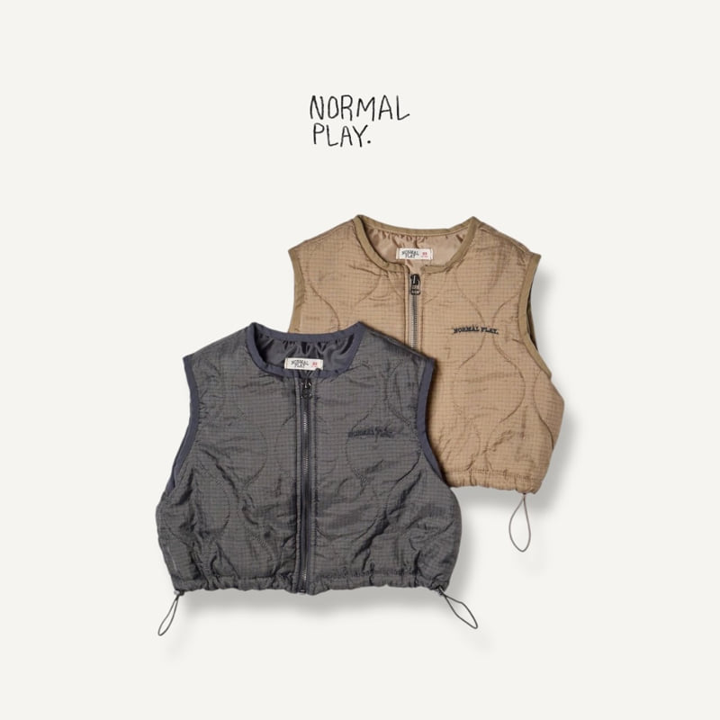 Normalplay - Korean Children Fashion - #childofig - Mignon Crop Vest - 4