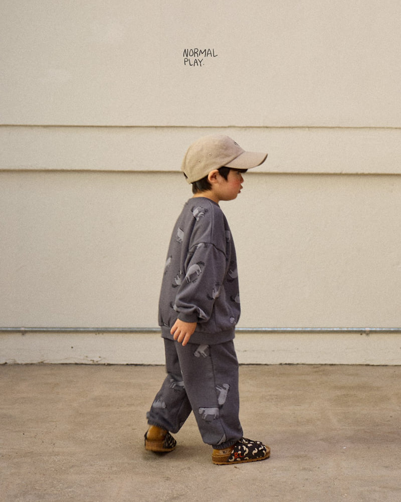 Normalplay - Korean Children Fashion - #childrensboutique - Kind Donkey All-Print Jogger Pants - 10