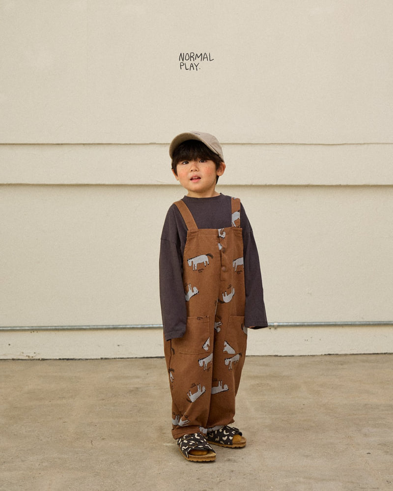 Normalplay - Korean Children Fashion - #childrensboutique - Donkey Overalls - 9
