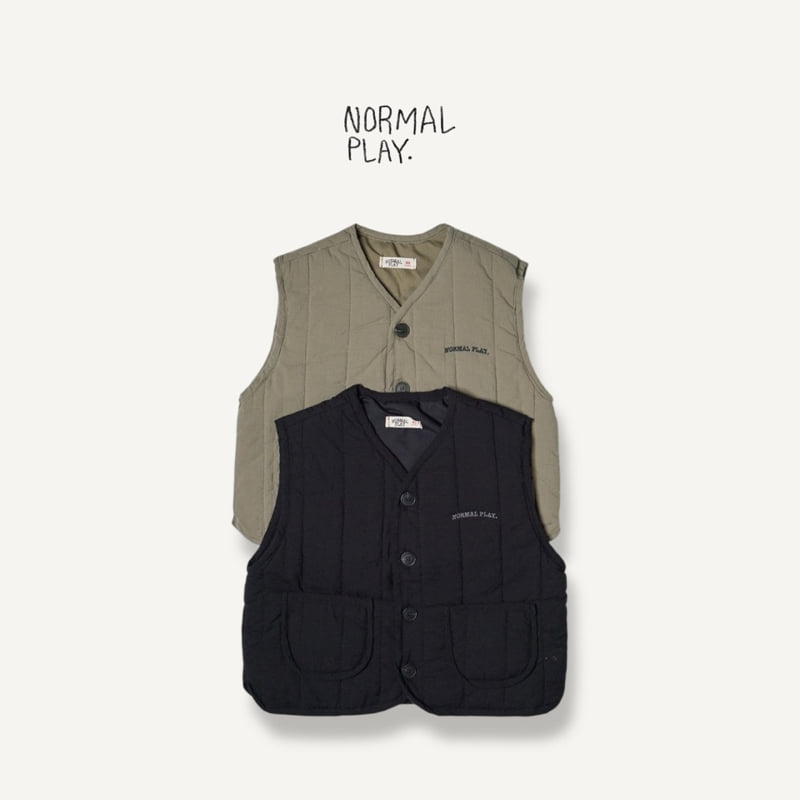 Normalplay - Korean Children Fashion - #designkidswear - Fluffy Quilted Vest